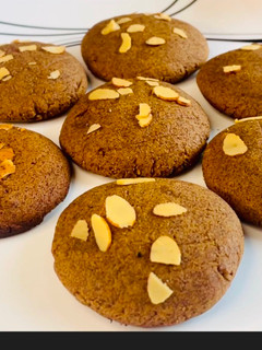 A picture of Jaggery & Ragi Cookies Without Oven.