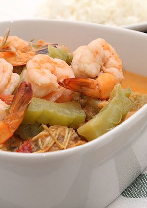 รูปของ แกงคั่วมะระกุ้งสด
