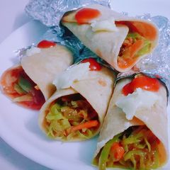 A picture of Mix Veg Wrap.
