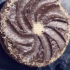 A picture of Healthy cake with date paste😍.