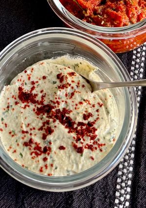 A picture of Microwave Aubergine Yoghurt Meze (Patlıcanlı Yoğurtlu Meze).