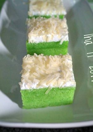 Foto resep Brownies Kukus Pandan