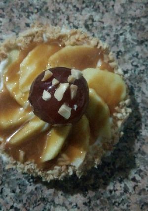 Une photo de Mini tarte à la sauce toffin et pommes