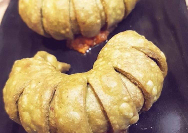 Simple Way to Make Spiral paneer samosa