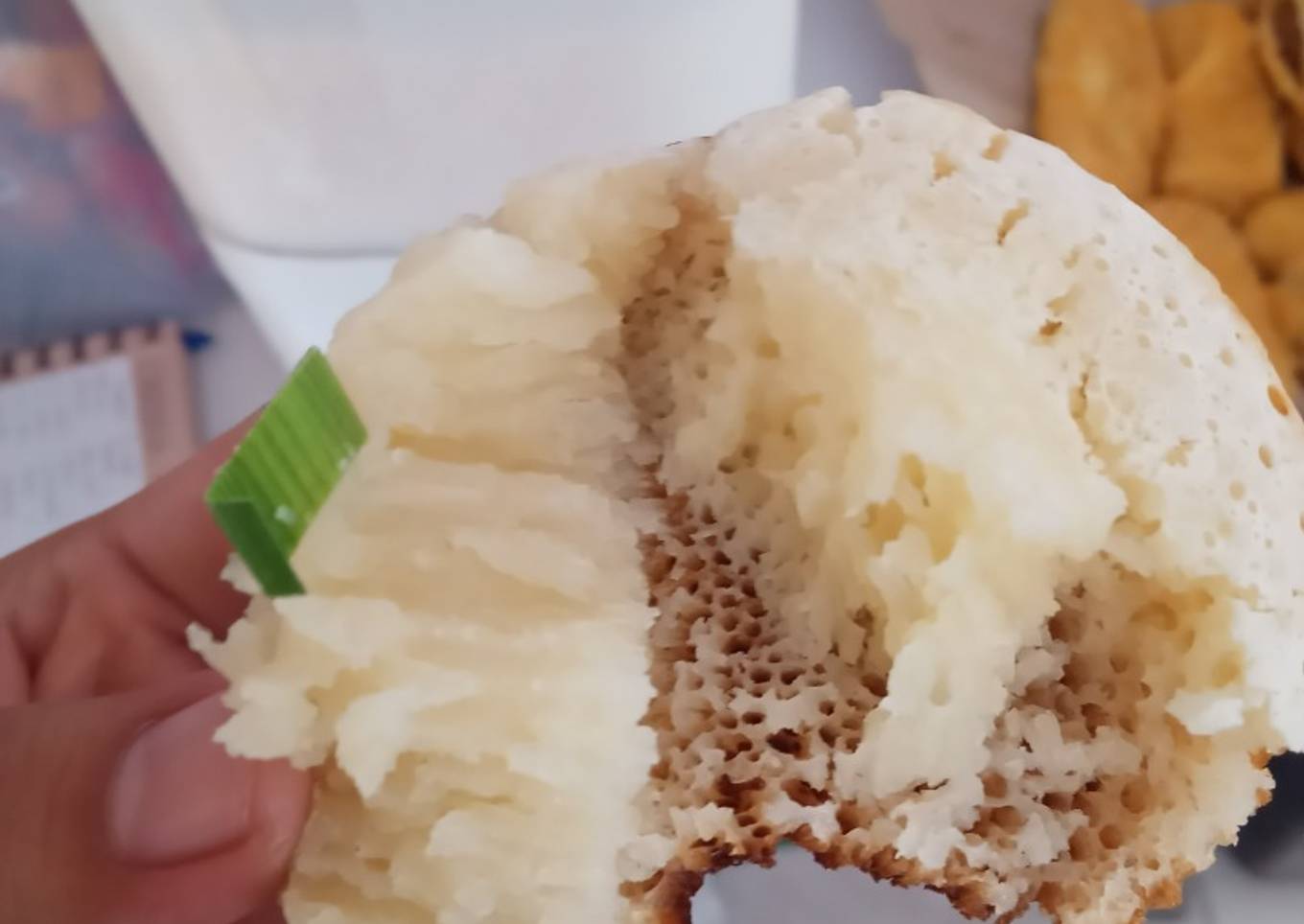 Kue Apem tape lembut berserat