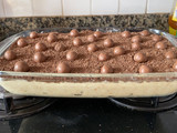 Tarta de coco con galletas