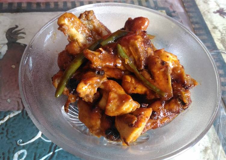 Recipe of Favorite Fried chilli chicken