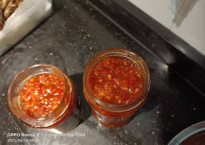 Spicy Chili Shrimp Paste Sambal Terasi Indonesia Style Recipe By Ruth