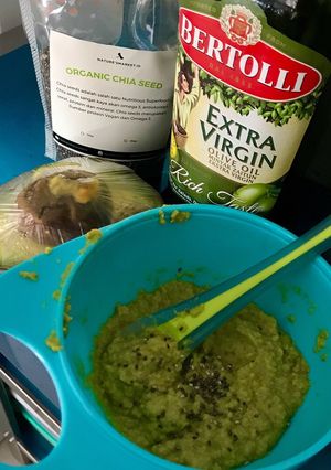 Foto resep Mpasi 6 bulan avocado