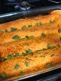 Buffalo Chicken Enchiladas