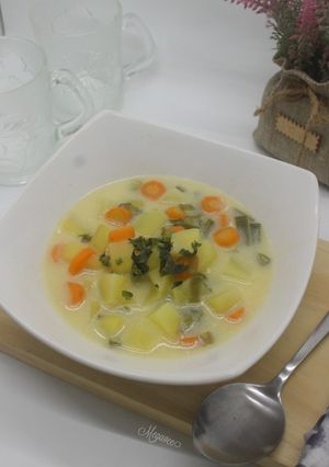 Foto resep Purresuppe - Leek Soup