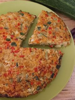Una foto de Tortilla de Zapallo Italiano o Zucchini