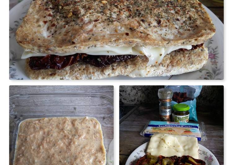 Sándwich de lino y atún con sabor mejicano