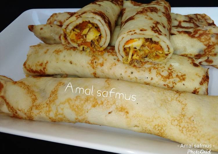 Simple Way to Make Awsome Crepe rolls | So Appetizing Food Recipe From My Kitchen