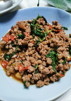 รูปของ กระเพราหมูสับ