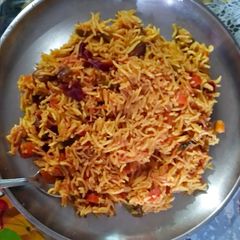A picture of Vegetable Pulao.