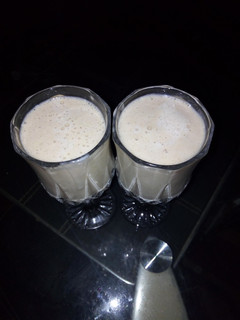 A picture of Banana smoothie.