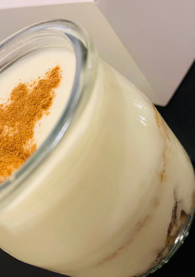 Una foto de Vasito cheesecake saludable