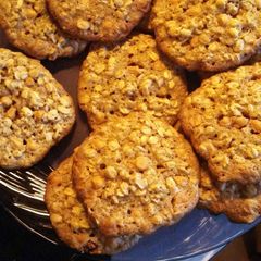 A picture of oatmeal scotchies.
