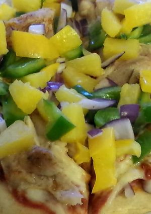 A picture of Thai Curry Pizza.