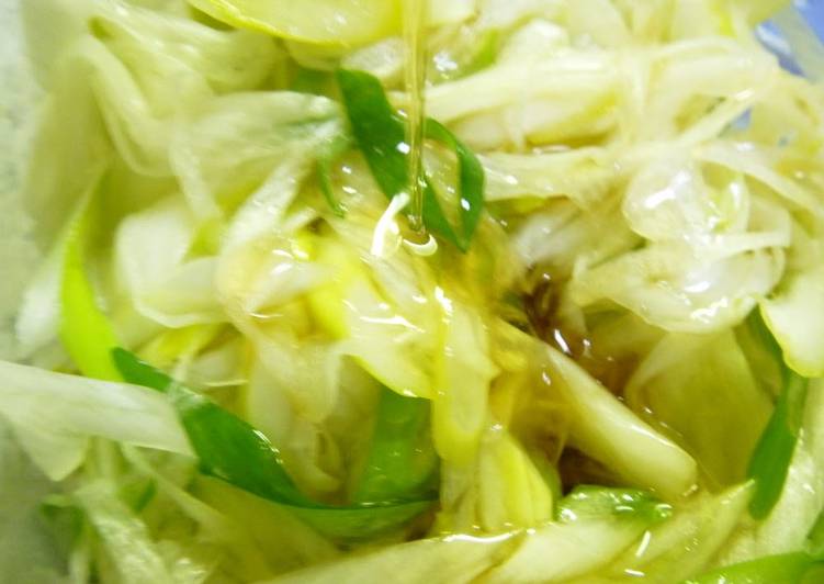 Easiest Way to Prepare Any-night-of-the-week All-Purpose Japanese Leek and Oil Sauce - Great with Steamed Chicken