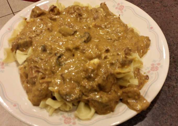 Simple Way to Prepare Quick Beef Stroganoff