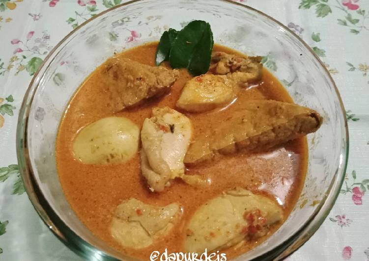 Masakan Populer Gulai Ayam Telur &amp;amp; Tahu Gurih Mantul