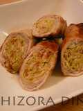 Pork Wraps with Umeboshi and Cabbage