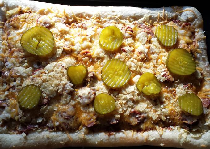 Recipe of Ultimate Coney Dog Stuffed Crust Pizza