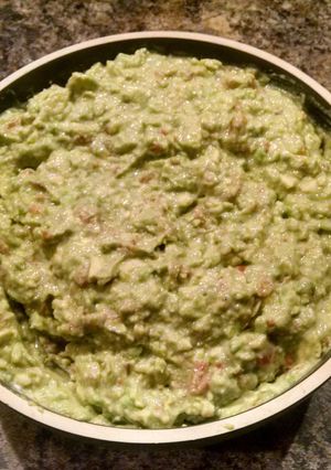 A picture of Simple Guacamole Dip.