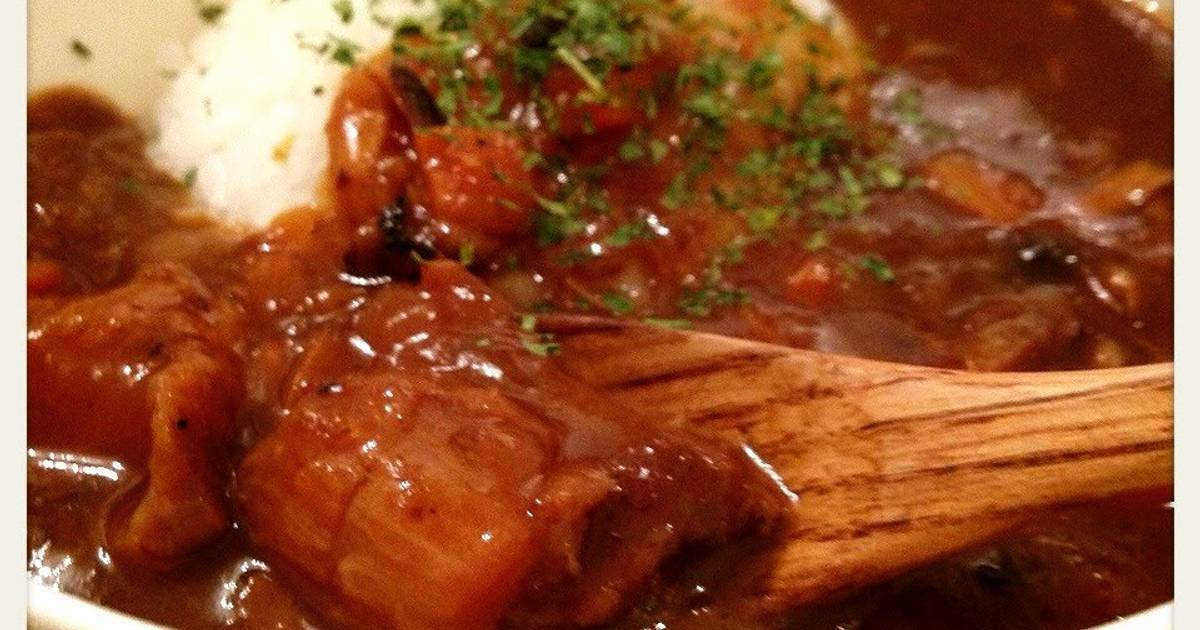 Melt-In-Your-Mouth Beef Tendon Curry Recipe by cookpad.japan - Cookpad