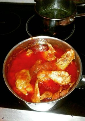 A picture of Chicken stew.