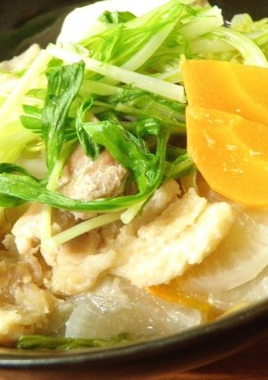 A picture of Japanese-style Soy Milk Hot Pot.