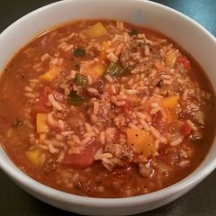 A picture of Stuffed Pepper Soup.