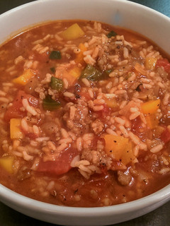 A picture of Stuffed Pepper Soup.