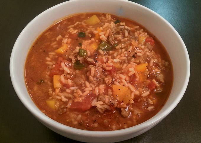 Recipe of Homemade Stuffed Pepper Soup