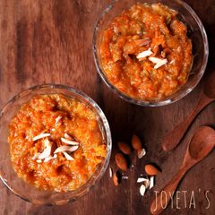 A picture of Gajar ka halwa.