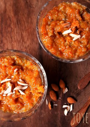A picture of Gajar ka halwa.