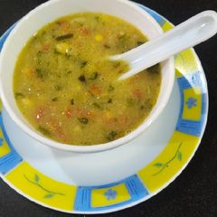 A picture of Corn soup.