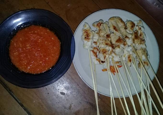 Sate Taichan+Sambal Homemade 🍡