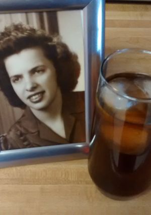 A picture of TL 's Plantation Almond Iced Tea.