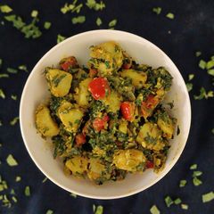 A picture of Aloo methi ki sabji.