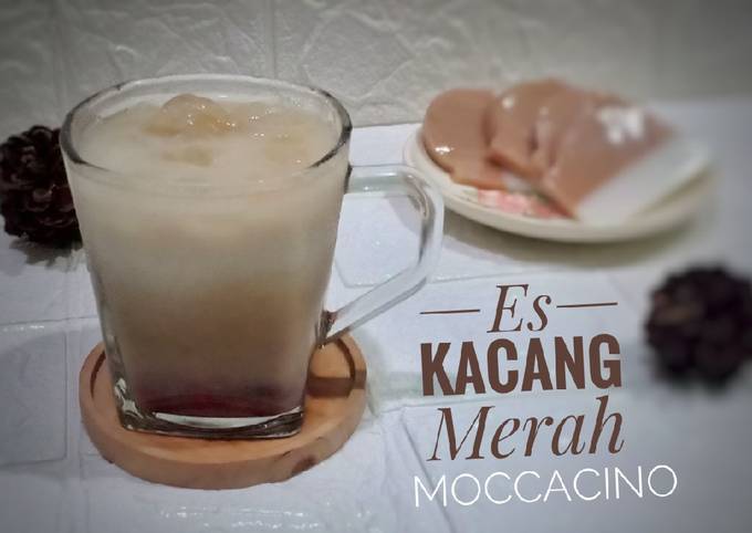 Cara Gampang Menyiapkan Es Kacang Merah Moccacino yang Lezat