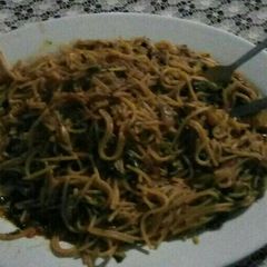A picture of Spaghetti nyama.