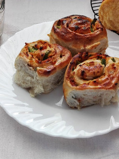 Una foto de Rollitos rellenos de pollo