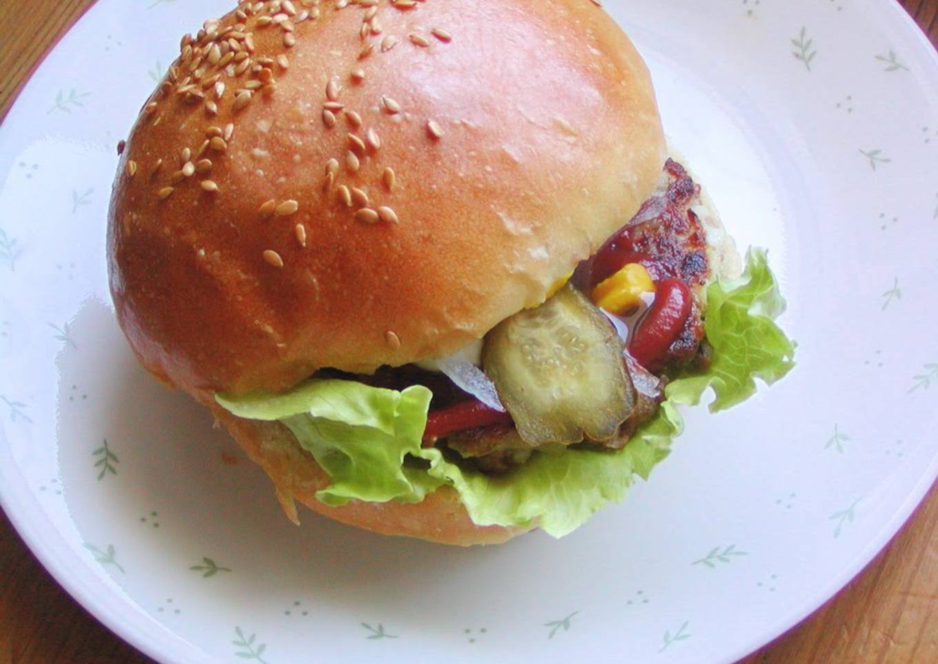 Recipe of Super Quick Homemade Vegetarian Natto Burger