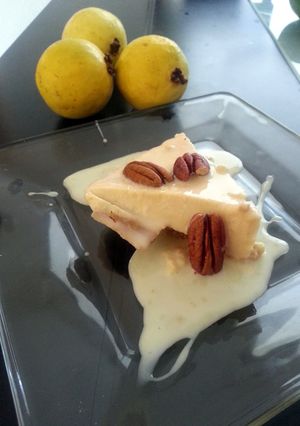A picture of Guava Pie (pay de guayaba).