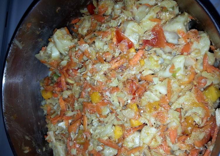 Easiest Way to Prepare Ultimate Saltfish cookup