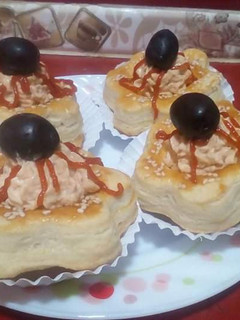 صورة لوصفة مملحات بكريمة الدجاج