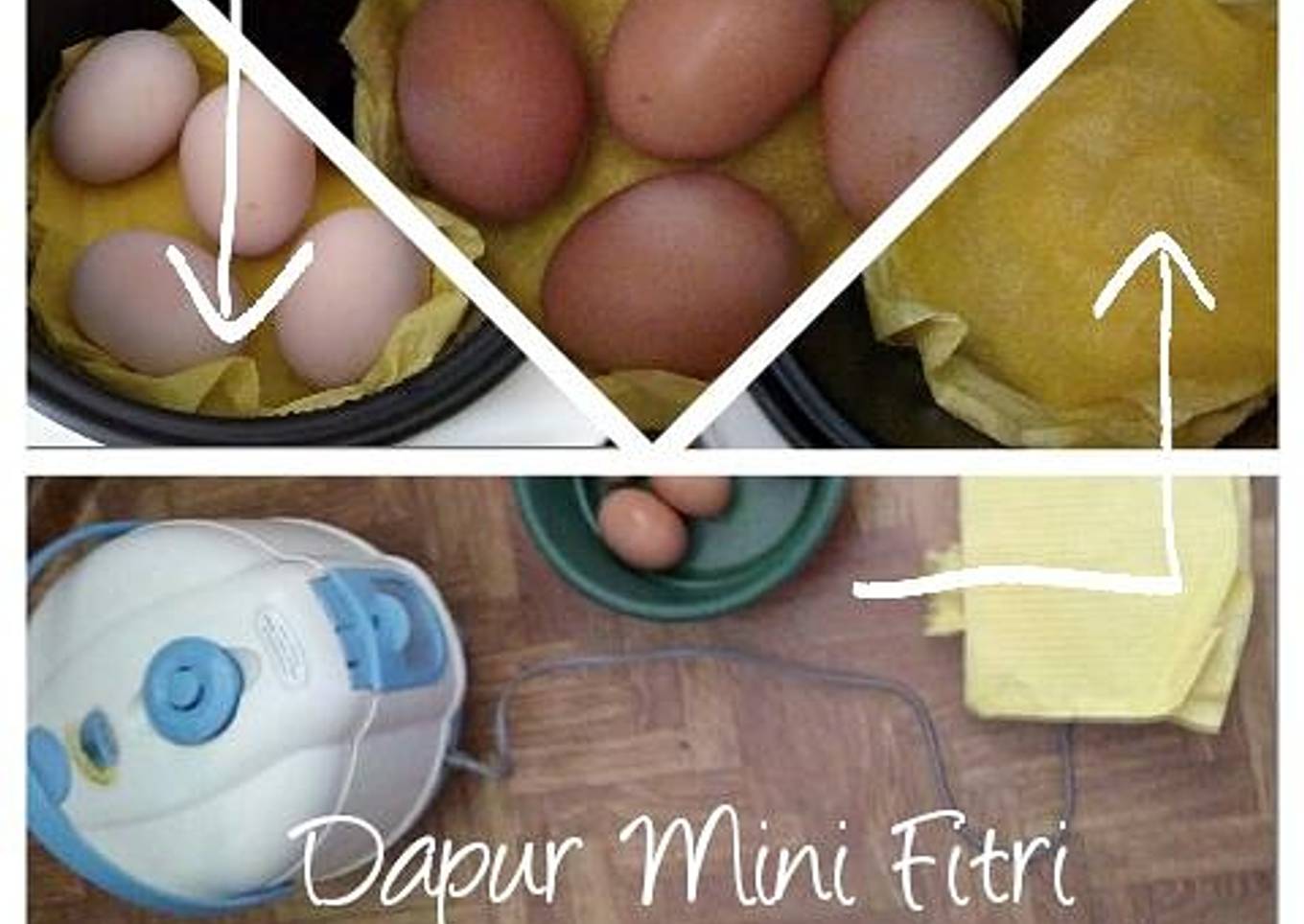 Telur rebus simple ala magiccom